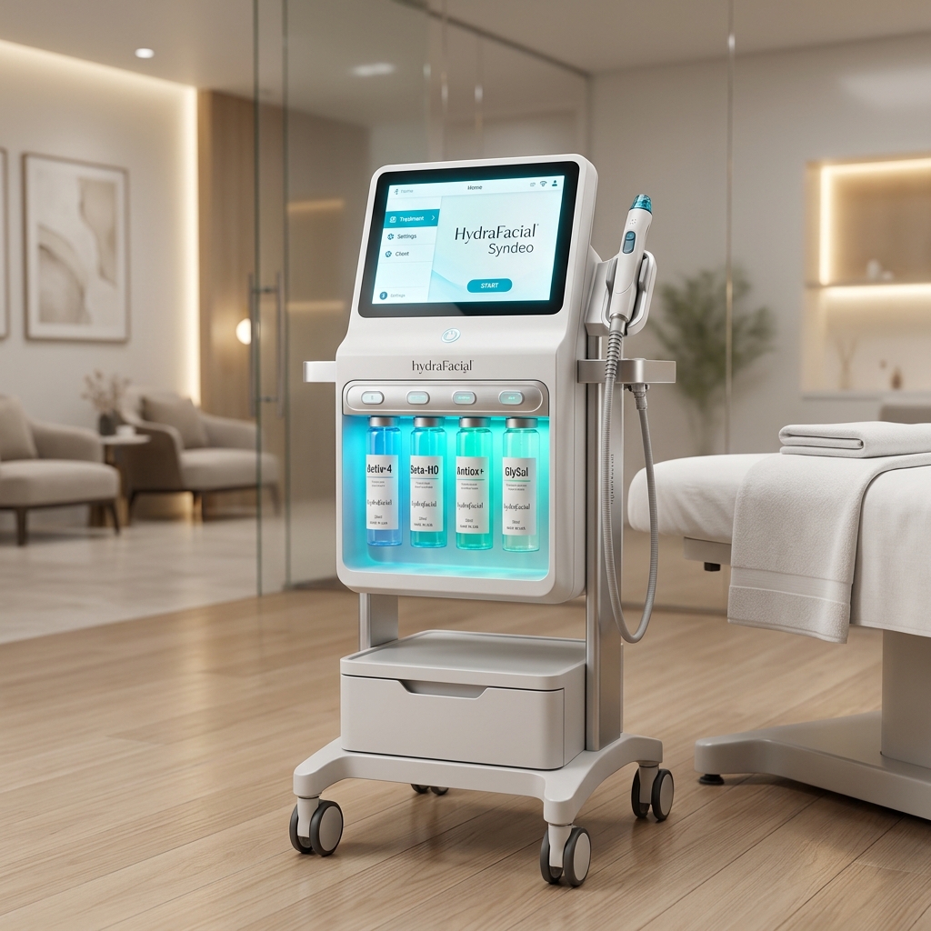 HydraFacial aesthetic workstation